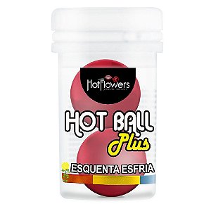 HOT BALL PLUS ESQUENTA E ESFRIA 4G HOT FLOWERS VERMELHO