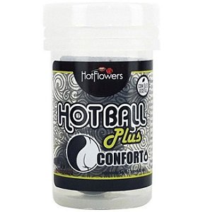 Conforto Bolinha Anestésica Hot Ball 2 Unidades Hot Flowers
