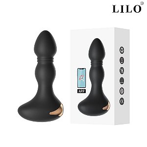 Plug anal com 10 modos de vibração, controle por APP - LILO