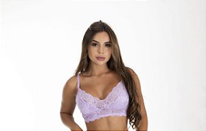 Sutiã em renda com forro de microfibra