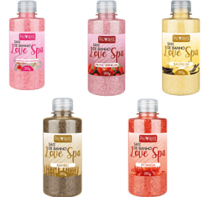 Sais De Banho Love Spa 250g Pau Brasil