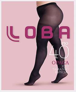 Meia-Calca Loba AF Opaca PLUS SIZE fio 40 - Lupo