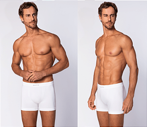 Cueca Boxer Micromodal Sem Costura Lisa - 661 LUPO