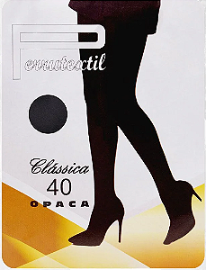 MEIA CALÇA CLÁSSICA FIO 40 OPACA PERRUTEXTIL