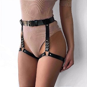 Cinta Liga de Couro - YOUVIBE