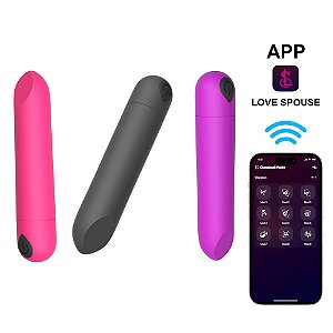 Bullet Wireless Controle Via App - 10 de vibração - YOUVIBE