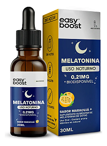Melatonina em Gotas Sublingual Maracujá 30ml - Easy Boost