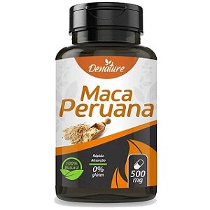 Maca Peruana Pura Original 60 Cápsulas - Denature