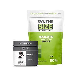 Isolate Blend Protein 907g - Synthesize + Creatina 100G Max Titanium