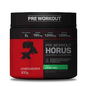 Pré Treino Horus 300g Beta Alanina - Max Titanium