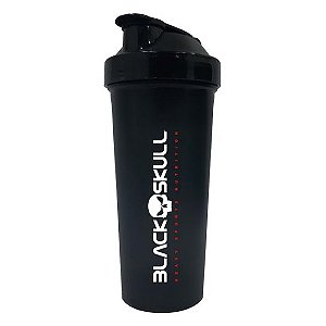 Coqueteleira Shaker Fumê - Academia 600ml - Black Skull