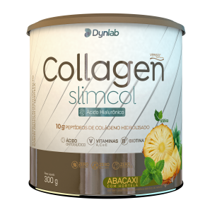 Collagen Slimcol 300g - Colágeno Verisol + Ácido Hialuronico - Dyn Lab