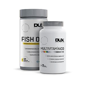 Fish Oil 120 Caps + Multivitaminico 90 Cápsulas - Dux Nutrition