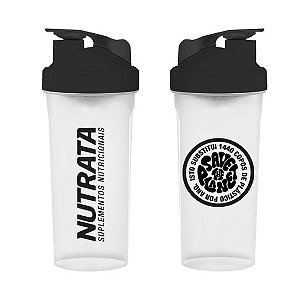 Coqueteleira Com Rede - 600ml - Nutrata - Transparente