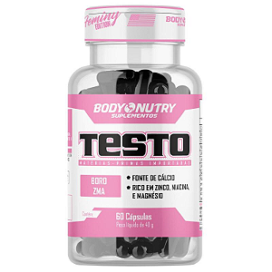 Testo Feminy - 60 Cápsulas - Body Nutry | Equilíbrio Hormonal Feminino e Vitalidade
