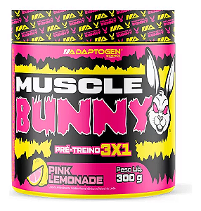 Pré Treino Muscle Bunny C/300g - AdaptoPré Treino Muscle Bunny 300g