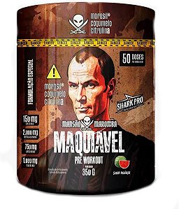 pré treino maquiavel 350g - shark pro