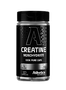 Creatina 100% Pure Pote 120 Cápsulas - Atlhetica Nutrition