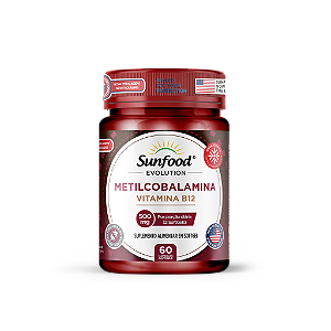 METILCOBALAMINA (VITAMINA B12) 500MG 60 SOFTGELS SUNFOOD EVOLUTION