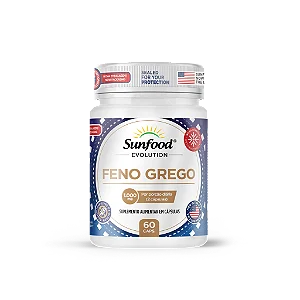 FENO GREGO 1.000MG 60 CAPSULAS SUNFOOD EVOLUTION