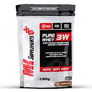 PURE WHEY 3W 1,8Kg - MK SUPLEMENTOS