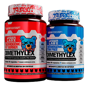 Kit Dimethylex Under Labz Original + Stim Free Sem Cafeína