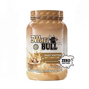 Whey Protein 3W Bull Hpx Form 900g – 21g Proteína | Zero Lactose | Whey Concentrado, Isolado e Hidrolisado