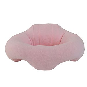 Almofada De Apoio Assento Puff Bebê Sentar Rosa