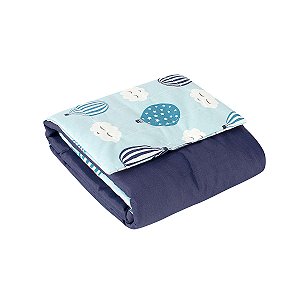 Trocador Portátil Plastificado Balone Azul Marinho 1 Peça