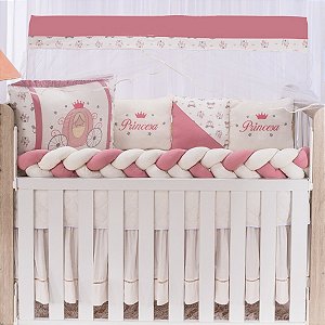 Kit Berço Encanto Princesa 12 Peças