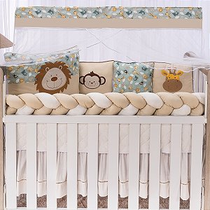 Kit Berço Encanto Animais 12 Peças