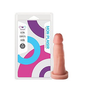 MON PLAISIR PRÓTESE MACIÇA REALÍSTICA 13,5 X 3,5CM SOULSEX