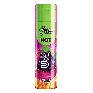 GEL HOT BEIJÁVEL UVA PARA MASSAGEM  UVA 15ML FOR SEXY