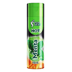 GEL HOT BEIJÁVEL MENTA PARA MASSAGEM MENTA 15ML FOR SEXY