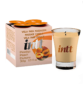 Vela para Massagem Beijável Pessêgo 40g Intt