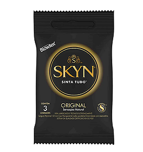 Preservativos Skyn Original Sensação Natural com 3 unidades Blowtex