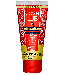 Love Lub Bubbalove Lubrificante Corporal Beijável 60g La Pimienta morango