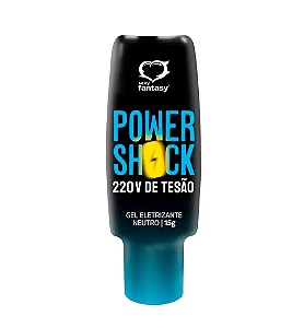 Power Shock 220 V de Tesão Gel Eletrizante Neutro 15g Sexy Fantasy