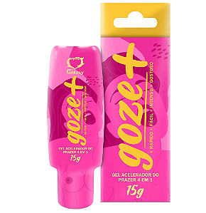 Goze + Gel Acelerador do Prazer 4 em 1 15g Sexy Fantasy