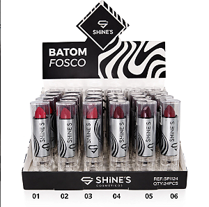 Batom Fosco Shine's 6 Cores Matte