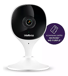 Camera Segurança Intelbras Full Hd Wifi Ip Cartão Sd 32 Gb Cor Branco