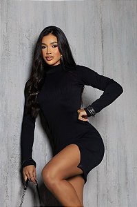 Vestido Canelado