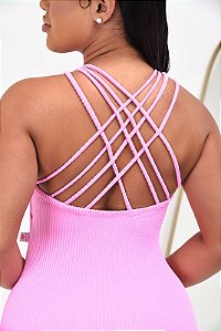 Vestido Canelado