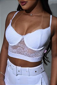 Cropped Renda 👚