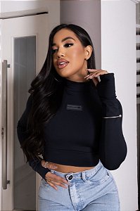 Cropped Manga Longa👚