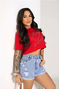 T-SHIRT STRASS DE BRILHO