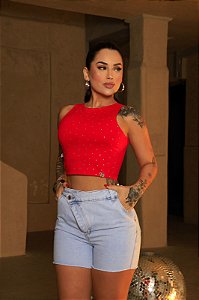 CROOPED STRASS DE BRILHO