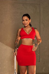 CONJUNTO CANELADINHO BRILHOSO