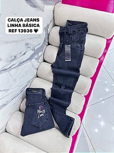 LINHA BÁSICA CALÇA JEANS GRAFITTE