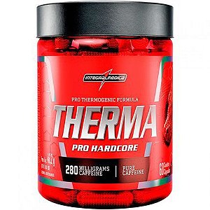 CAFEÍNA THERMA PRO HARDCORE INTEGRALMÉDICA - 60 CÁPSULAS